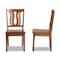 Baxton Studio Fenton Modern and Contemporary Transitional Walnut Brown Finished Wood 2-Piece Dining Chair Set 177-11379-Zoro - alternate 7
